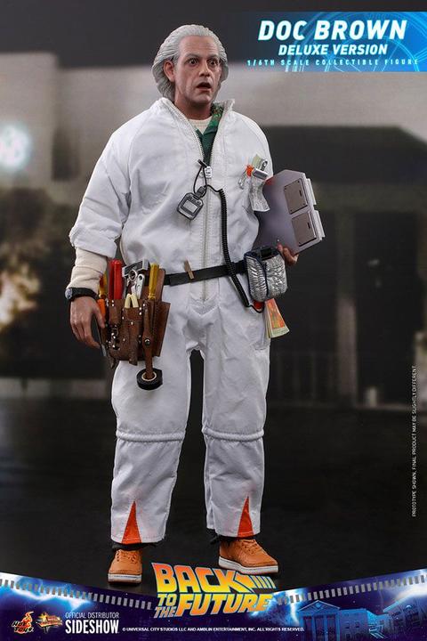 Produktbild Hot Toys Zurück in die Zukunft “Doc Brown – Deluxe Version” 1/6 Actionfigur