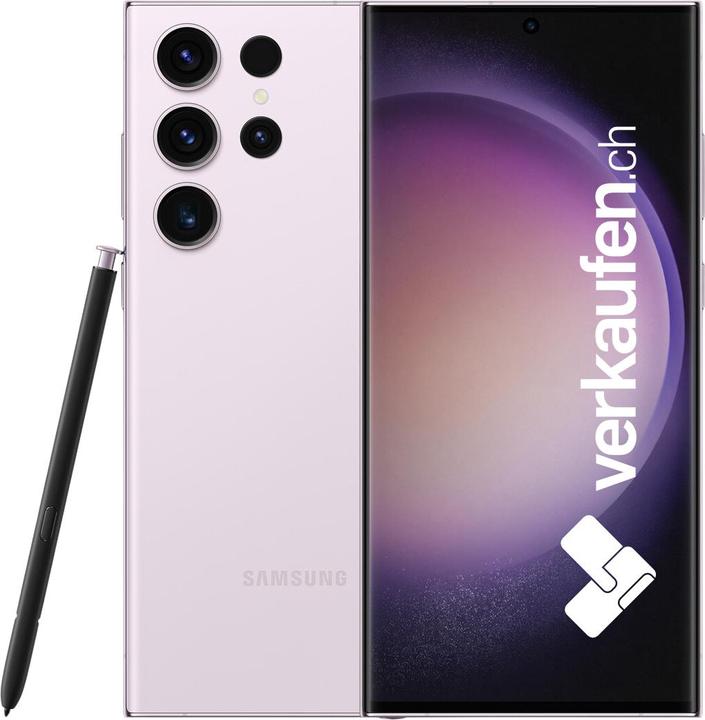 Produktbild verkaufen.ch Galaxy S23 Ultra 5G (256 GB, Lavender, 6.80", Dual SIM, B / Sehr gut)