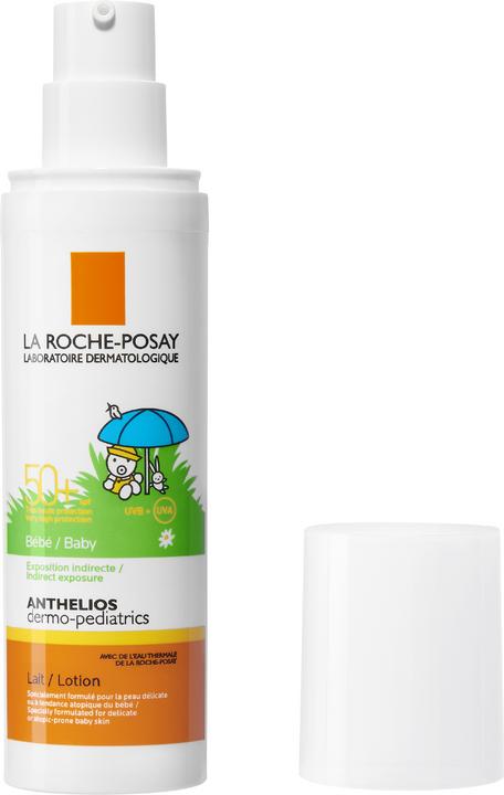 Image du produit La Roche Posay Anthelios Crème Solaire en Lait Bébé Dermo-Pediatrics Sans Parfum (Lait solaire, SPF 50+, 50 ml, 86 g)