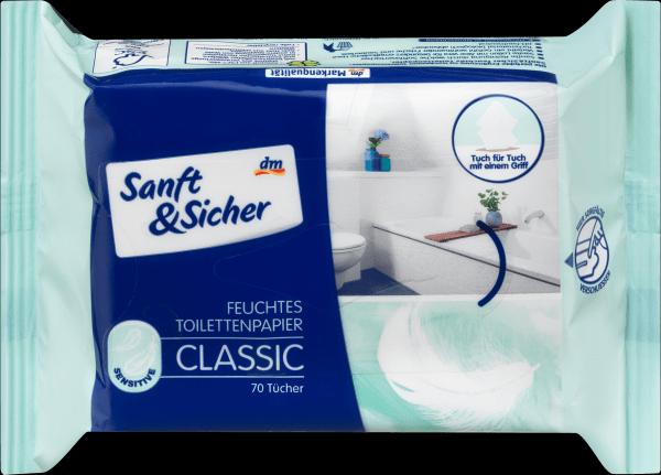 Immagine prodotto dm Sanft&Sicher Carta igienica umida Classic Sensitive (1 x)