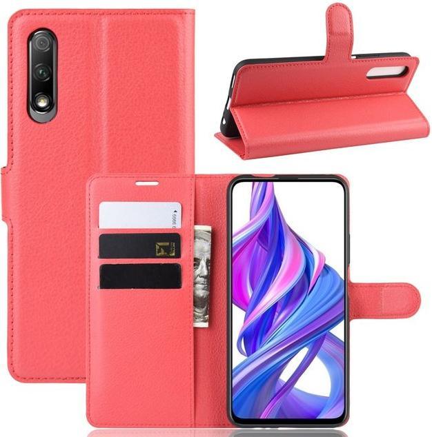 Actual product image MU Classic Litchi Leather Bookcover Series (Honor 9X)