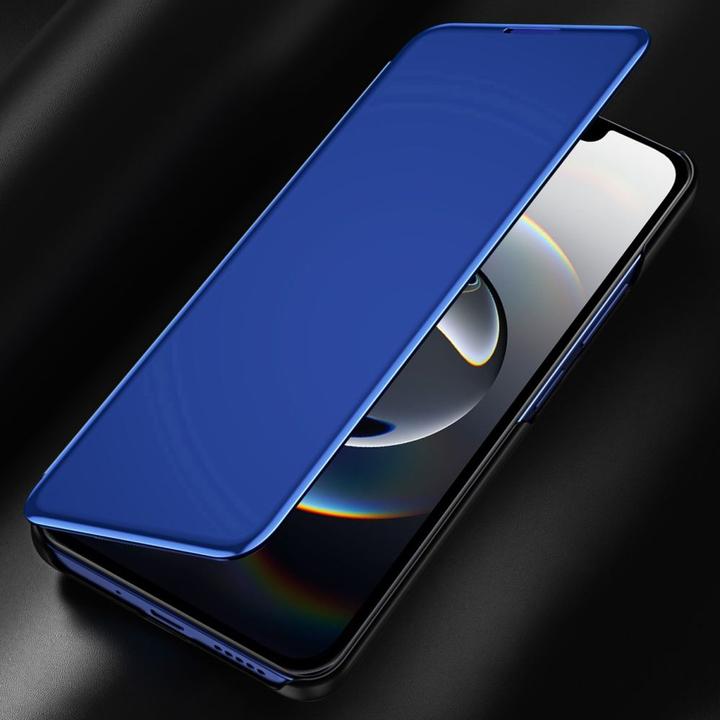 Produktbild Hurtel Back panel cover Clear View Case for iPhone 16e Flip Cover - Blue (Apple iPhone 16e)