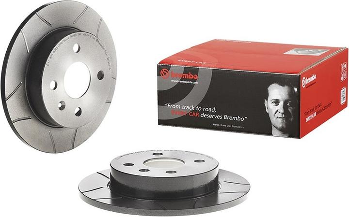 Brembo Bremsscheibe MAX LINE - geschlitzt/beschichtet 08.7627.75