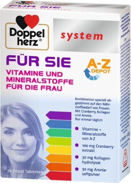 Produktbild Doppelherz system FÜR SIE, 30 St. Tabletten (30 Stück, Tabletten)