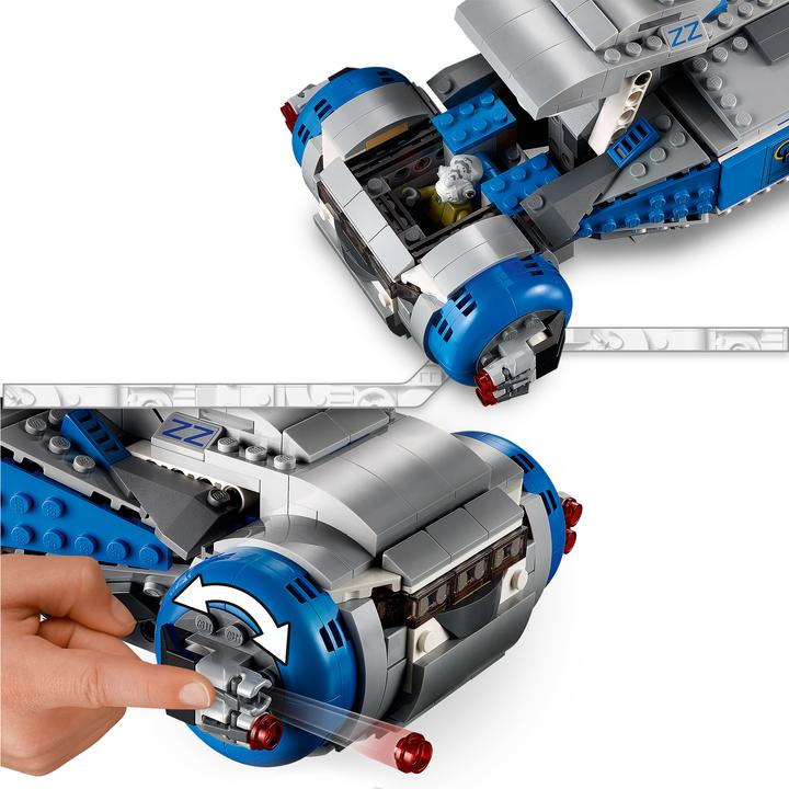 Actual product image LEGO I-TS Rebel transport ship (75293, LEGO Star Wars)