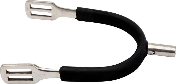 Actual product image Horka flat rubber-covered spurs