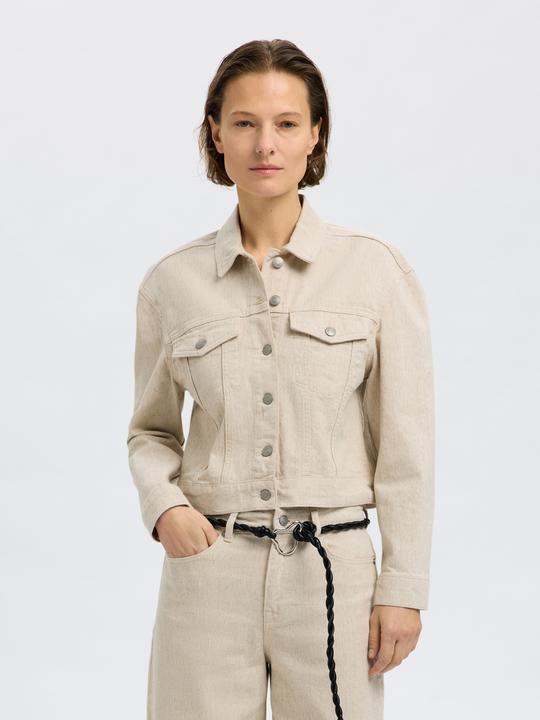 Actual product image Selected Homme Cropped Jeansjacke (42)