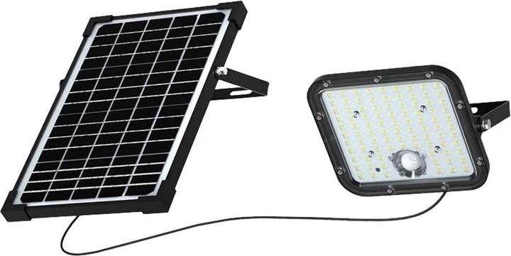 Produktbild V-TAC VT-432 10311 LED-Flutlichtstrahler, Solarmodul 30 W Kaltweiss Schwarz (4800 lm, IP65)