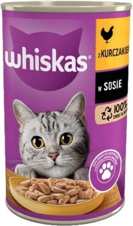 Image du produit Whiskas POULET ADULTE - BOÎTE 400G (Adulte, 1 pcs, 400 g)