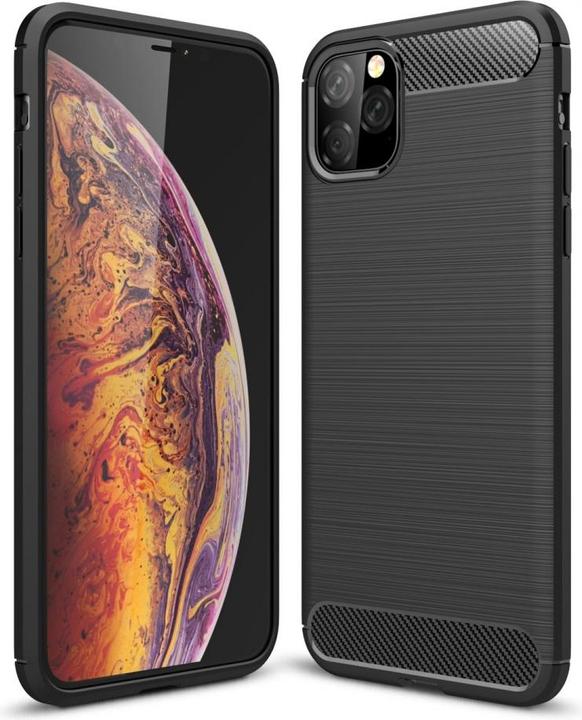 Immagine prodotto Screenguard Custodia Apple iPhone 11 Pro Max Carbon Brushed Soft TPU (Apple iPhone 11 Pro Max)