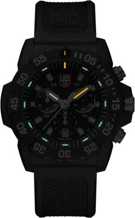 Actual product image Luminox Navy Seal Colormark 3180 (Analogue wristwatch, Chronograph, Diving watch, Swiss made, 44 mm)