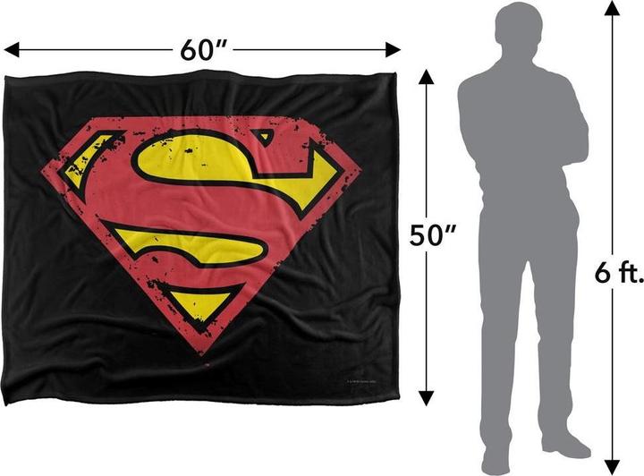 Immagine prodotto Superman Logo Coperta (152 x 127 cm)