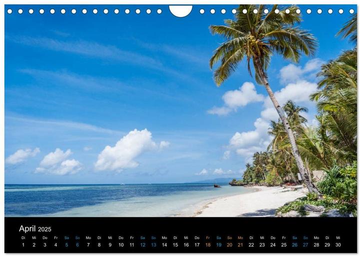Actual product image Philippinen Foto Wandkalender 2025 (Wandkalender 2025 DIN A4 quer), Monatskalender (A4)