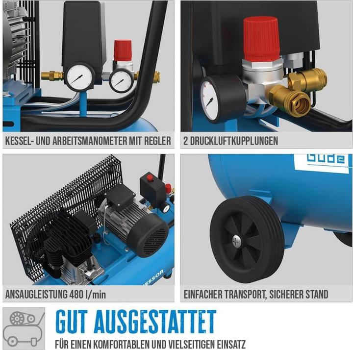 Immagine prodotto Güde - Kompressor 580/10/100 H/ 400V (10 bar)