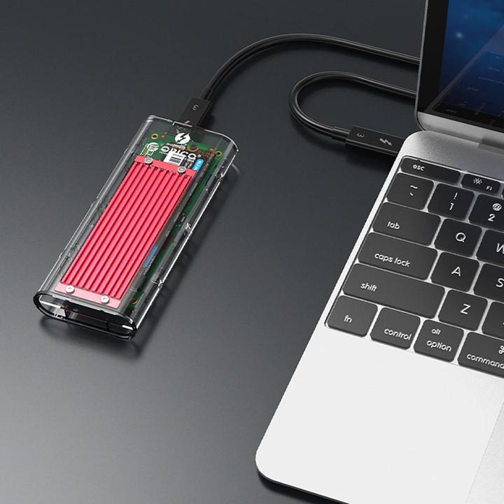 Actual product image Orico Other Computer Accessory TCM2-C3 M.2 NVME to USB-C 10Gb/s Disk Drive - Red (M.2)