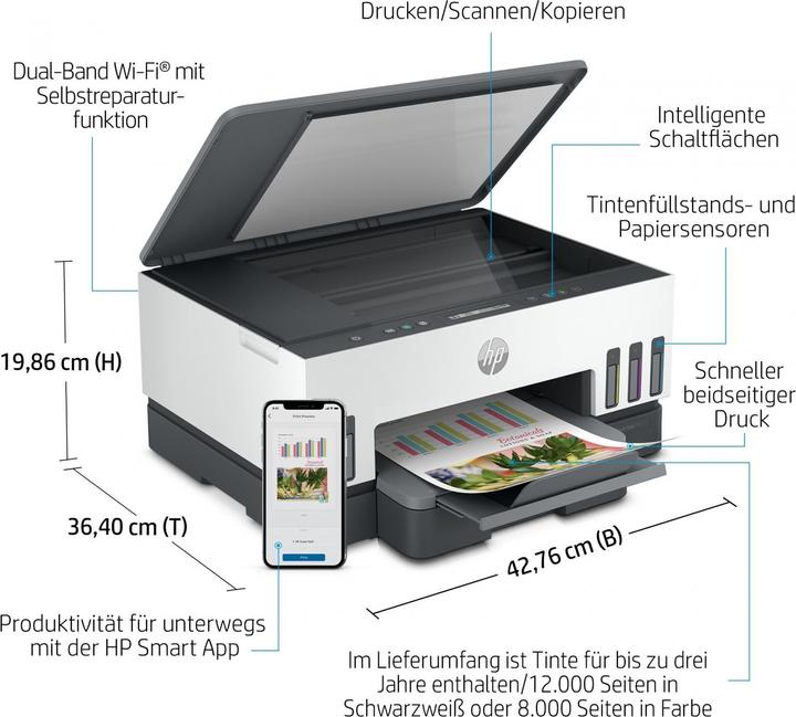 Produktbild HP Smart Tank 7005 (Tintentank, Farbe)