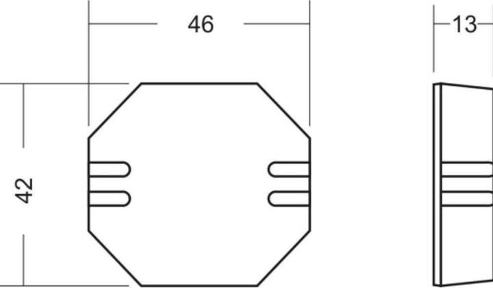 Actual product image Festartikel Müller Flush mounted dimmer Suitable for
