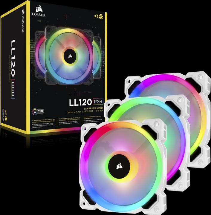 Actual product image Corsair LL120 (120 mm, 3 x)
