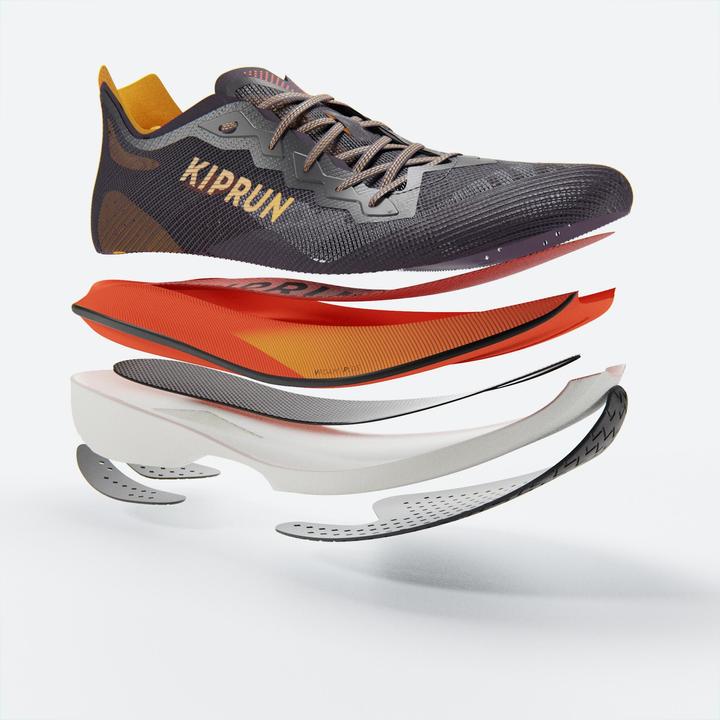 Actual product image Kiprun KD900X LD2 Women's running shoes with carbon plate - Orange (42)