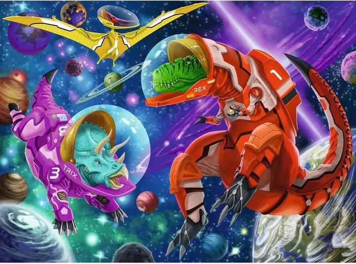 Immagine prodotto Ravensburger Kinderpuzzle - Weltall Dinos - 200 Teile Puzzle für Kinder ab 8 Jahren (200 pezzi)
