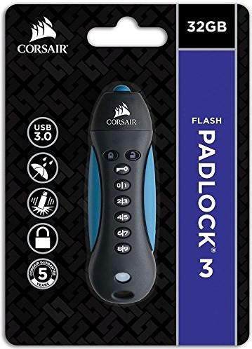 Actual product image Corsair Padlock 3 (128 GB, USB 3.0, USB-A)