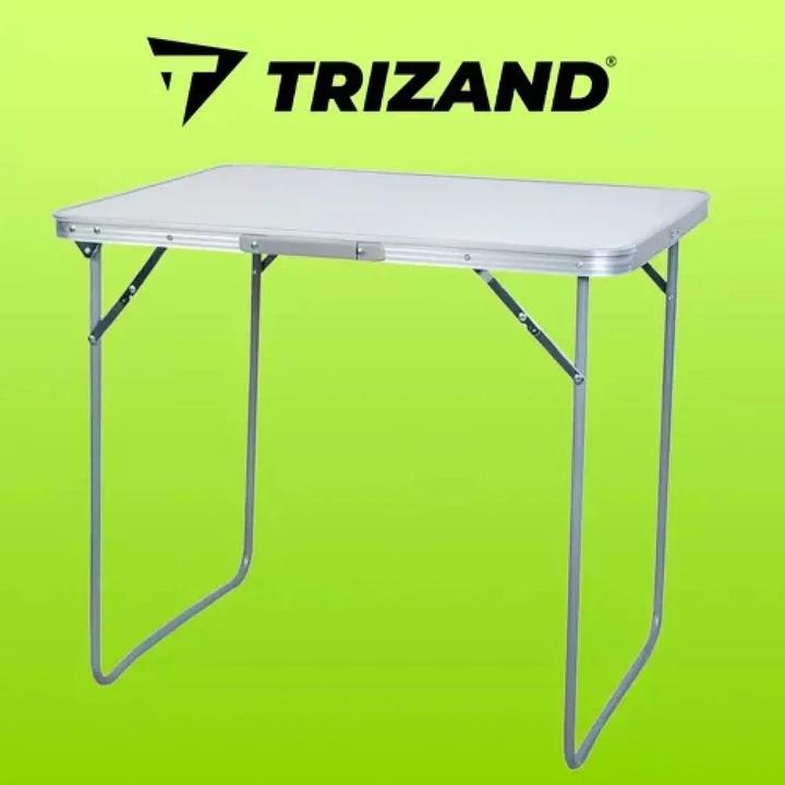 Actual product image Trizand Campingtisch Mehrzwecktisch KLAPPTISCH Universaltisch faltbar höhenverstellbar 80×60cm