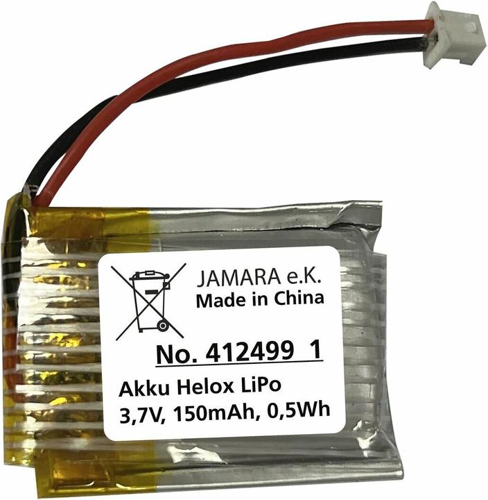 Actual product image Jamara Battery Helox Lipo 3.7V 150mAh 0.55Wh (3.70 V, 150 mAh)