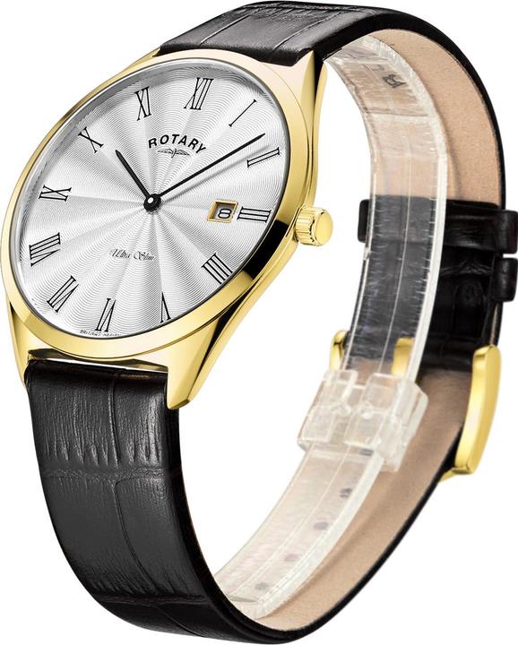 Actual product image Rotary GS08013/01 Ultra Slim Men's Watch 38mm 5ATM (Analogue wristwatch, 38 mm)