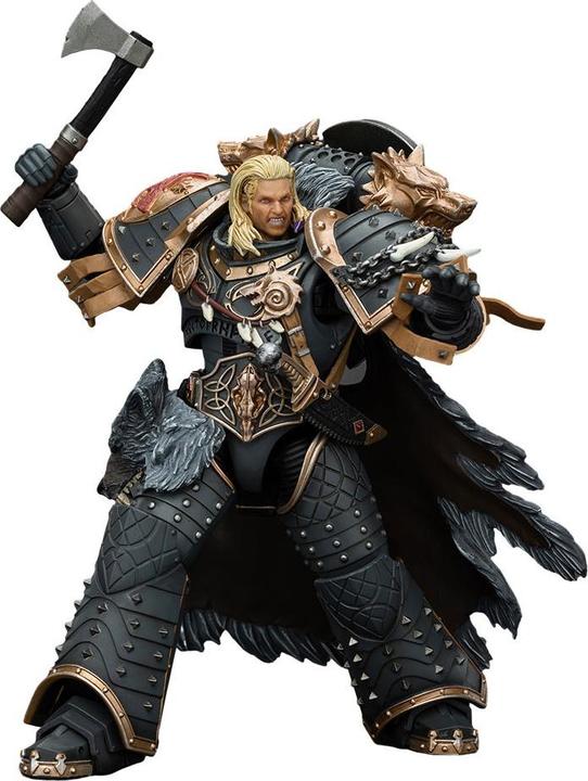 Image du produit Joy Toy Warhammer The Horus Heresy Figurine 1/18 Space Wolves Leman Russ Primarch of the VIth Legion 12 c
