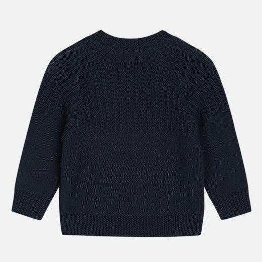 Actual product image Hust and Claire Wool Cardigan Curi Blue night (74)