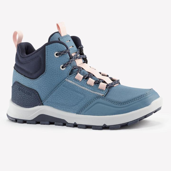 Image du produit Quechua Chaussures de randonnée enfants pointures 35-38 mi-hautes - NH500 bleu (36)