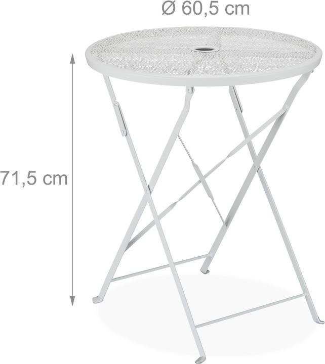 Produktbild Relaxdays Balkontisch (60.50 cm)