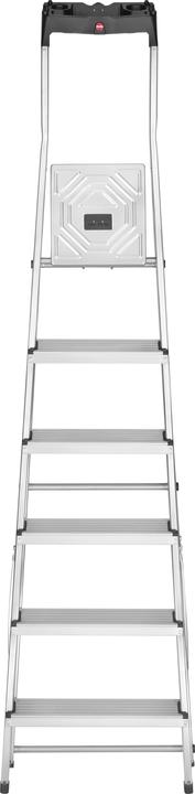 Actual product image Hailo L60 StandardLine, aluminium safety stepladder, 6 steps (Stepladder, 128 cm)