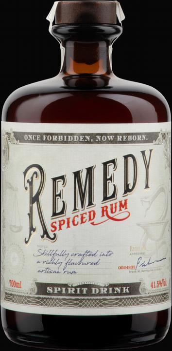 Actual product image spiced rum