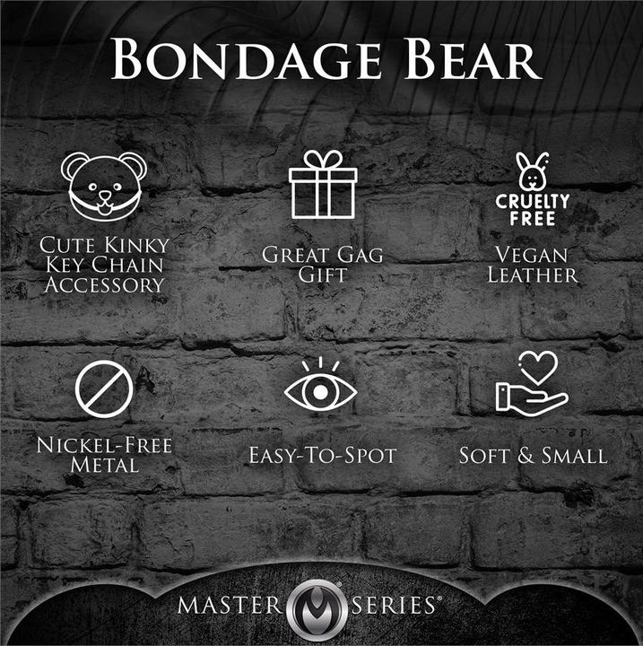 Produktbild Master Series Geknebelter Teddybär Schlüsselanhänger