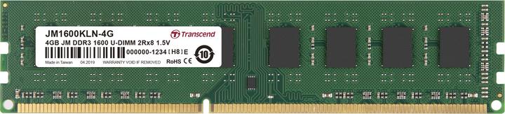 Transcend JM1600KLN-4G (1 x 4GB, 1600 MHz, DDR3-RAM, DIMM)