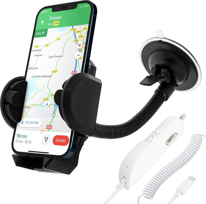 Immagine prodotto Avizar Supporto per auto + accendisigari per iPhone/iPad
