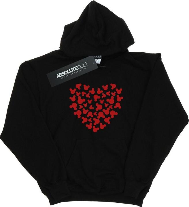 Image du produit Disney - Sweat à capuche MICKEY MOUSE HEART SILHOUETTE - Fille (140, 146)