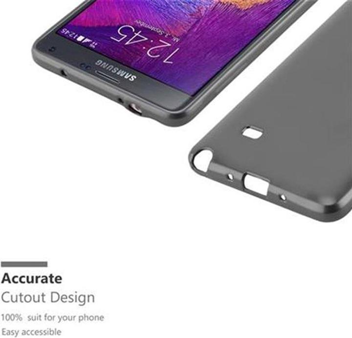 Produktbild Cadorabo TPU Matt Metallic Cover (Samsung Galaxy Note 4)