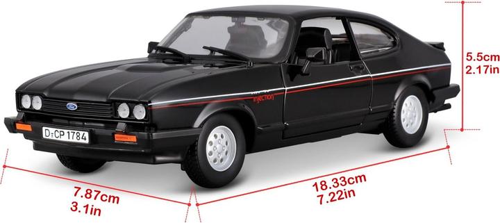 Immagine prodotto Bburago Ford Capri 1600 GT 1/24 nero