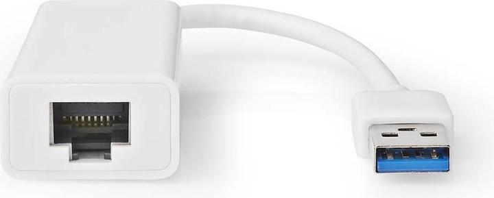 Actual product image Nedis USB-A Adapter | USB 3.2 Gen 1 | USB-A male | RJ45 female | 1 Gbps | 0.20 m | Round | Vernick