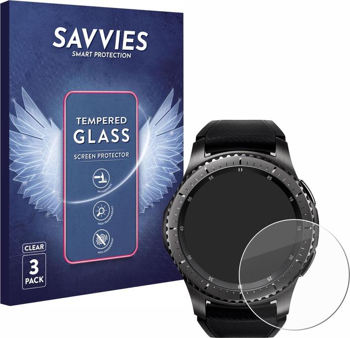 Savvies Panzerglas Hartglas Displayschutz