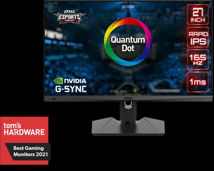 Actual product image MSI Optix MAG274QRF-QD (2560 x 1440 pixels, 27")