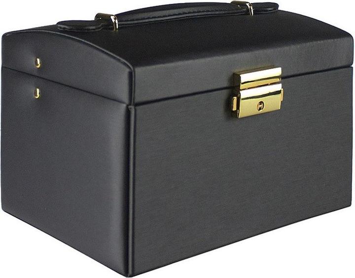 Actual product image JTI Jewellery box, imitation leather - black