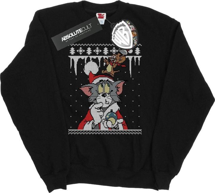 Immagine prodotto Tom & Jerry Christmas Fair Isle Felpa Uomo (XL)