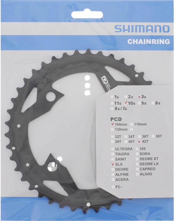 Actual product image Shimano SLX FC-M670 chainring 3x10s (32)