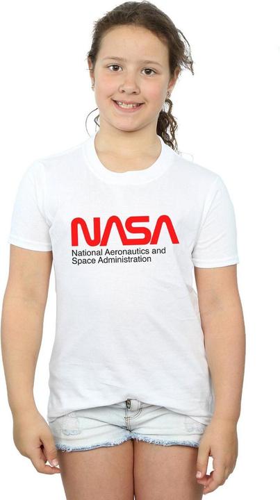 Actual product image Nasa Girls Aeronautics And Space Cotton T-Shirt (140, 146)
