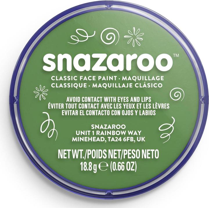 Actual product image Snazaroo Make-up colour blister 18 ml, grass green