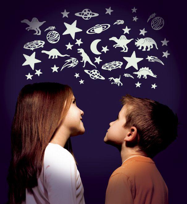 Immagine prodotto Brainstorm Bagliore cosmico - Luna e stelle (Francese, Italiano, Tedesco, Inglese)