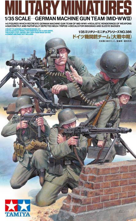 Tamiya 1/35 German Machine Gun Team Set (Mid-WWII)